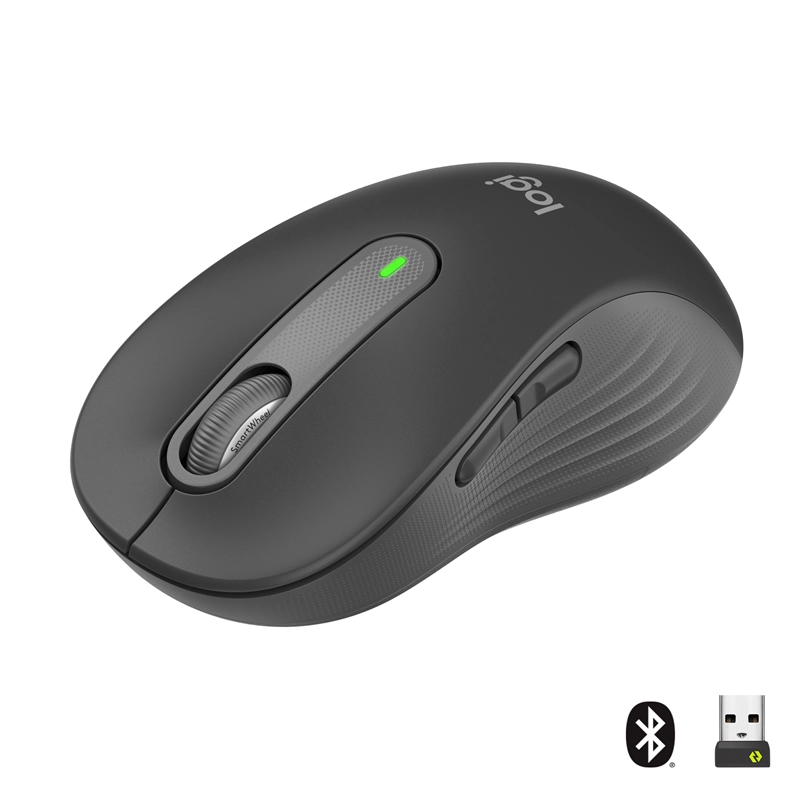 Logitech Signature M650 L Kabellose Maus Graphitgrau