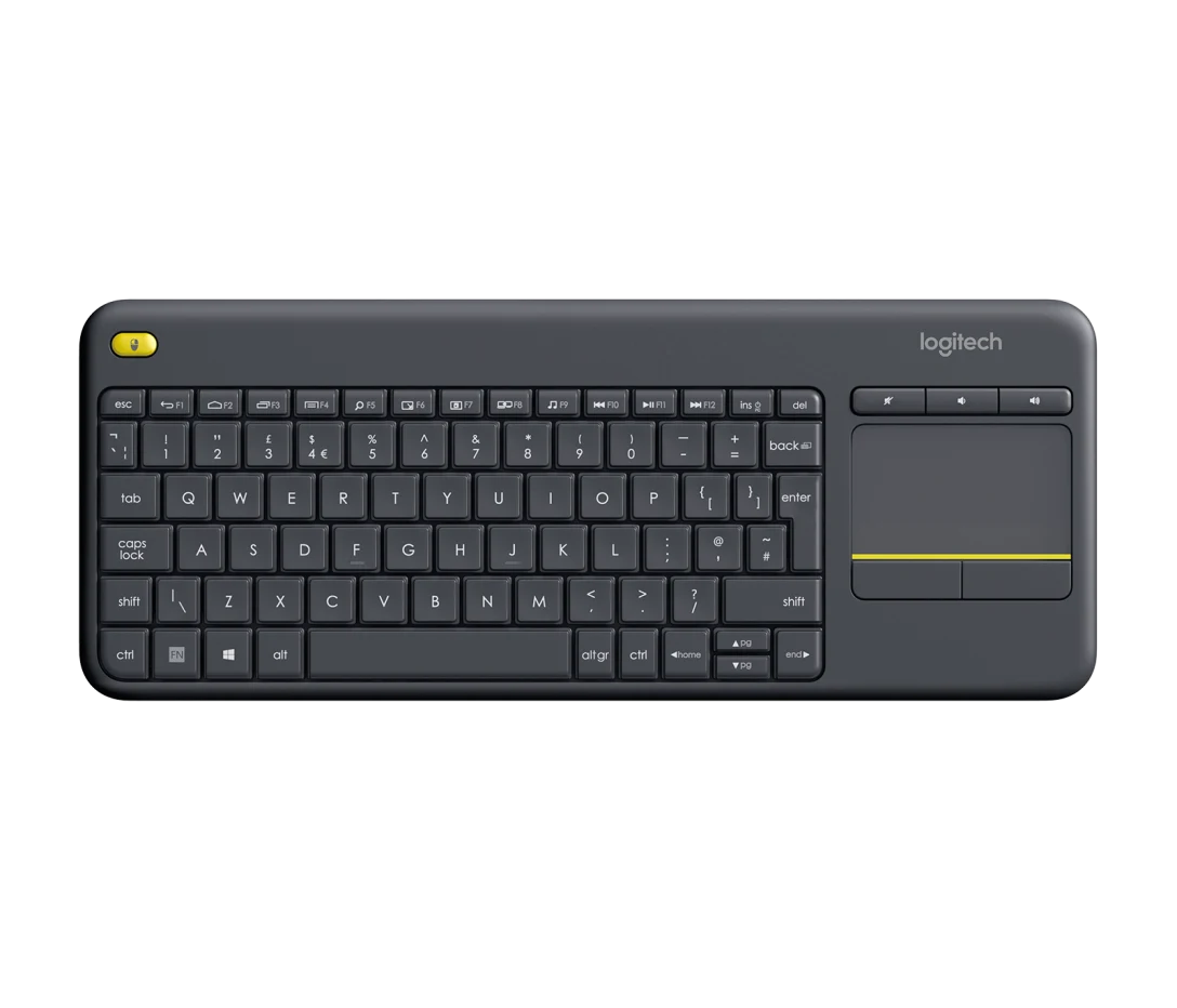Logitech K400 Plus Tastatur Schwarz - QWERTZ (DE)