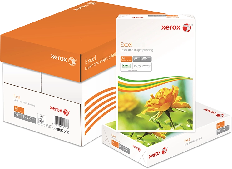 Xerox A4 Kopierpapier Excel Weiss - 5 x 500 Blatt